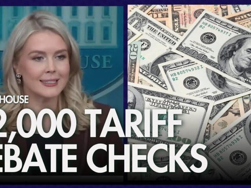 White House Economist Proposal Coming Soon on $2,000 Tariff Rebate Checks