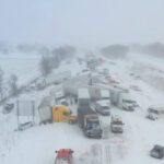 100-Vehicle Pileup Closes Michigan Interstate During Snowstorm