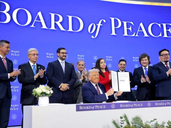 Trump Unveils His Board of Peace in Davos
