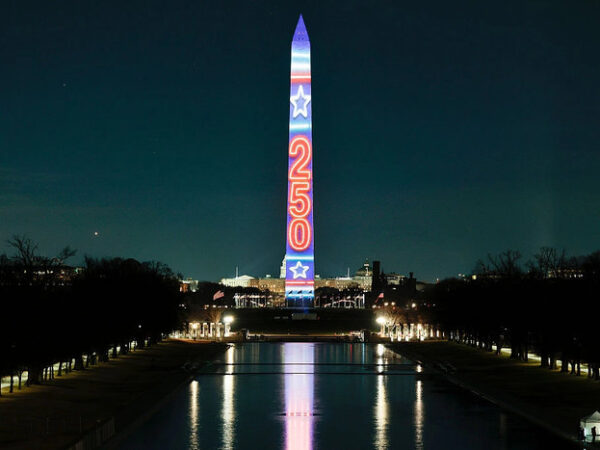Washington Monument Illumination Kicks Off Yearlong Celebration of America’s 250th Birthday
