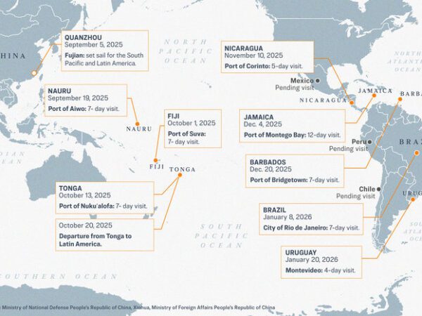 Chinese ‘Hospital Ship’ Touring Latin America Suspected to Have Military Objectives