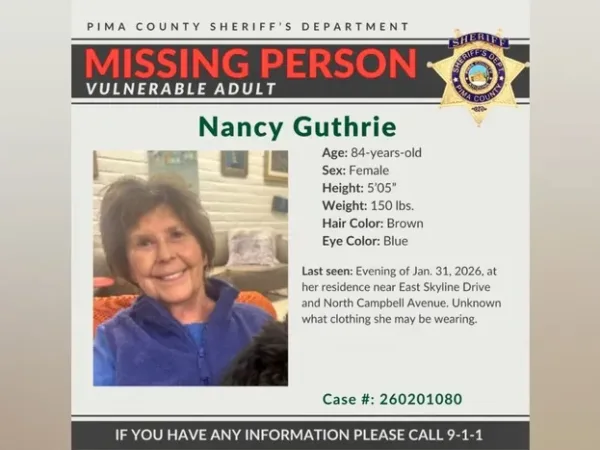 FBI, Sheriff’s Department Probing New Message in Nancy Guthrie Disappearance Case