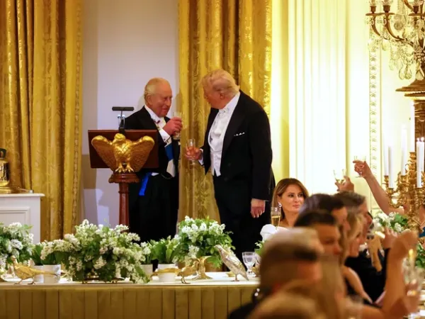 President Trump, First Lady Host King Charles, Queen Camilla for State Dinner